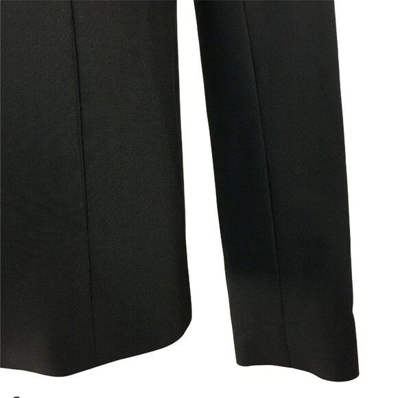 Theory Womens Fitted Wool Blazer Smokey Gray Lined Pockets One Button Size 0 u - Picture 7 of 11